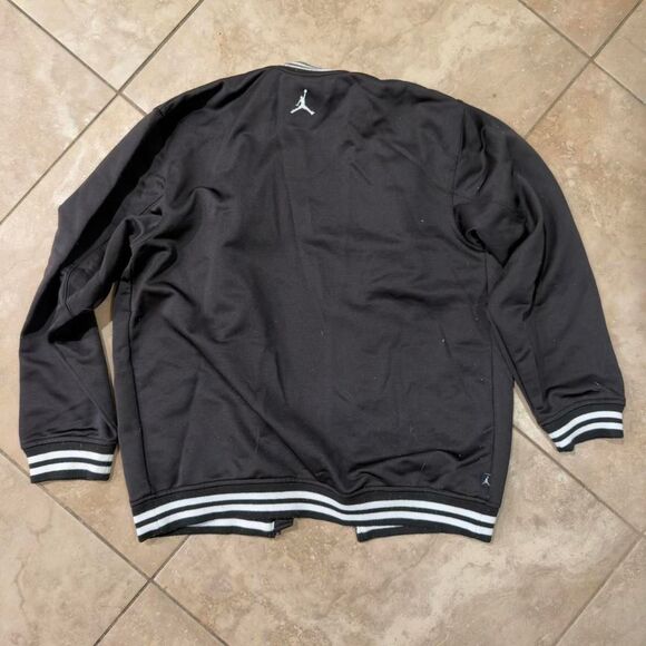 Jordan Jumpman Zip-Up Jacket Black White Stripe – Men’s large - Picture 4 of 4